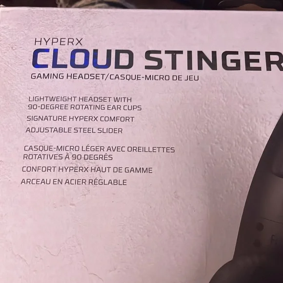 Hyper x cloud stinger